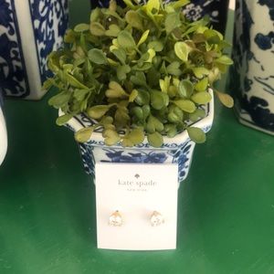NWT Kate Spade faux diamond earrings